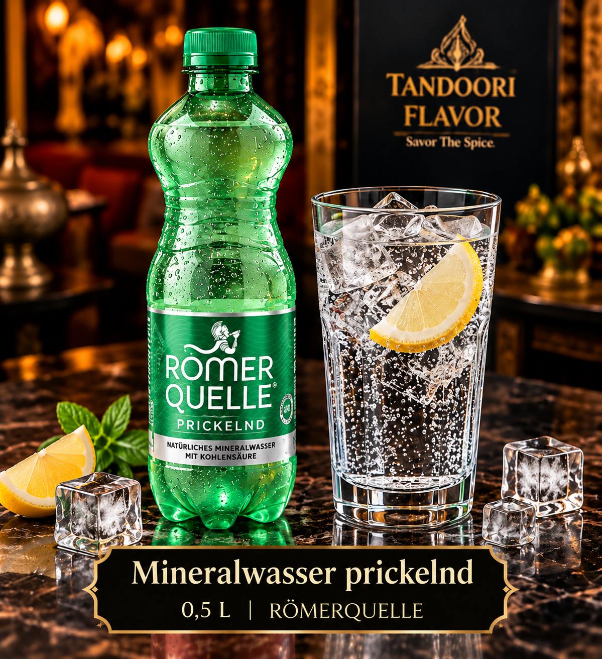 Mineralwasser prickelnd